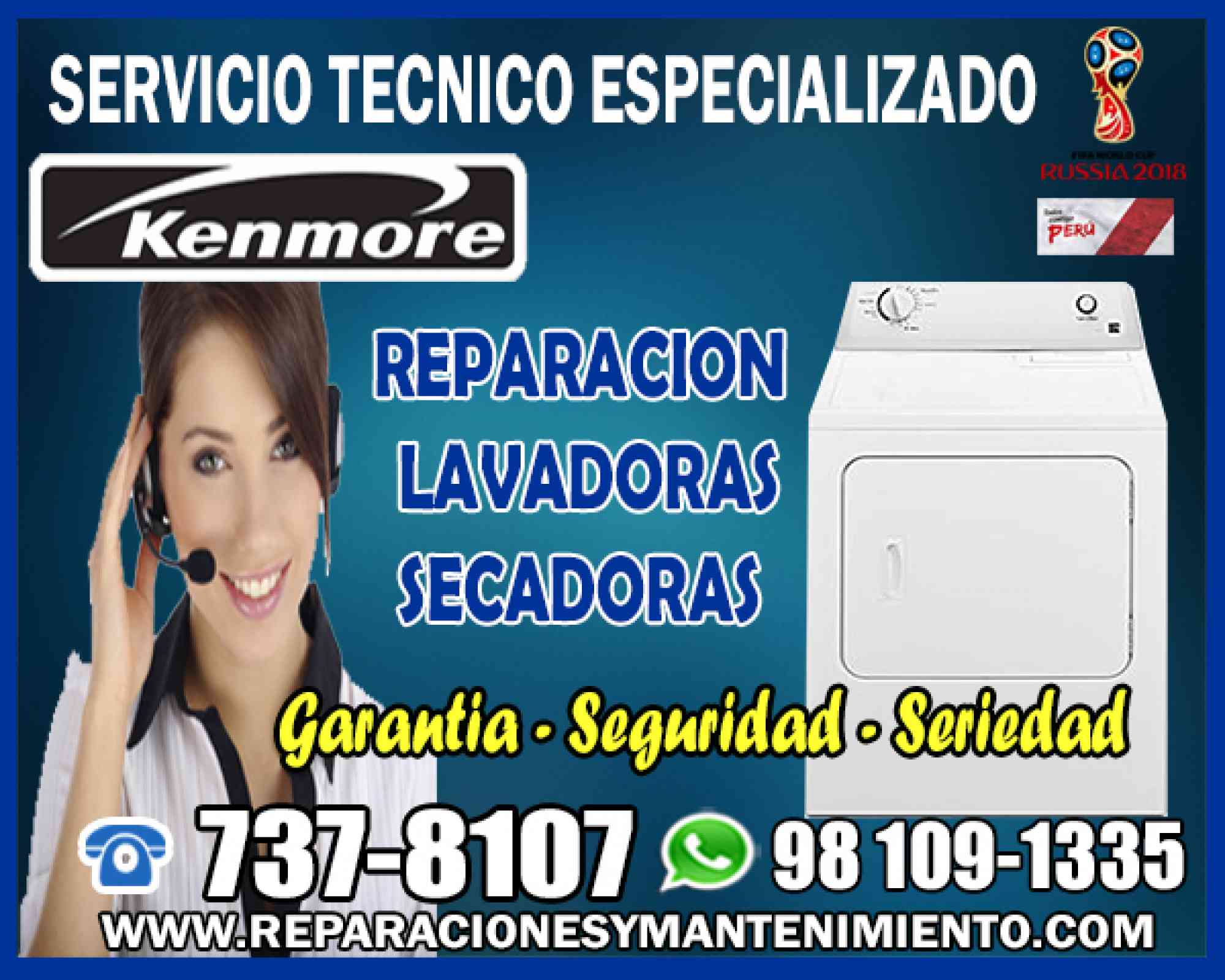 Anuncios de Servicios - Anuncios Clasificados Gratis - Todoclasificados, 98109133Plus! Reparación de Lavadoras KENMORE