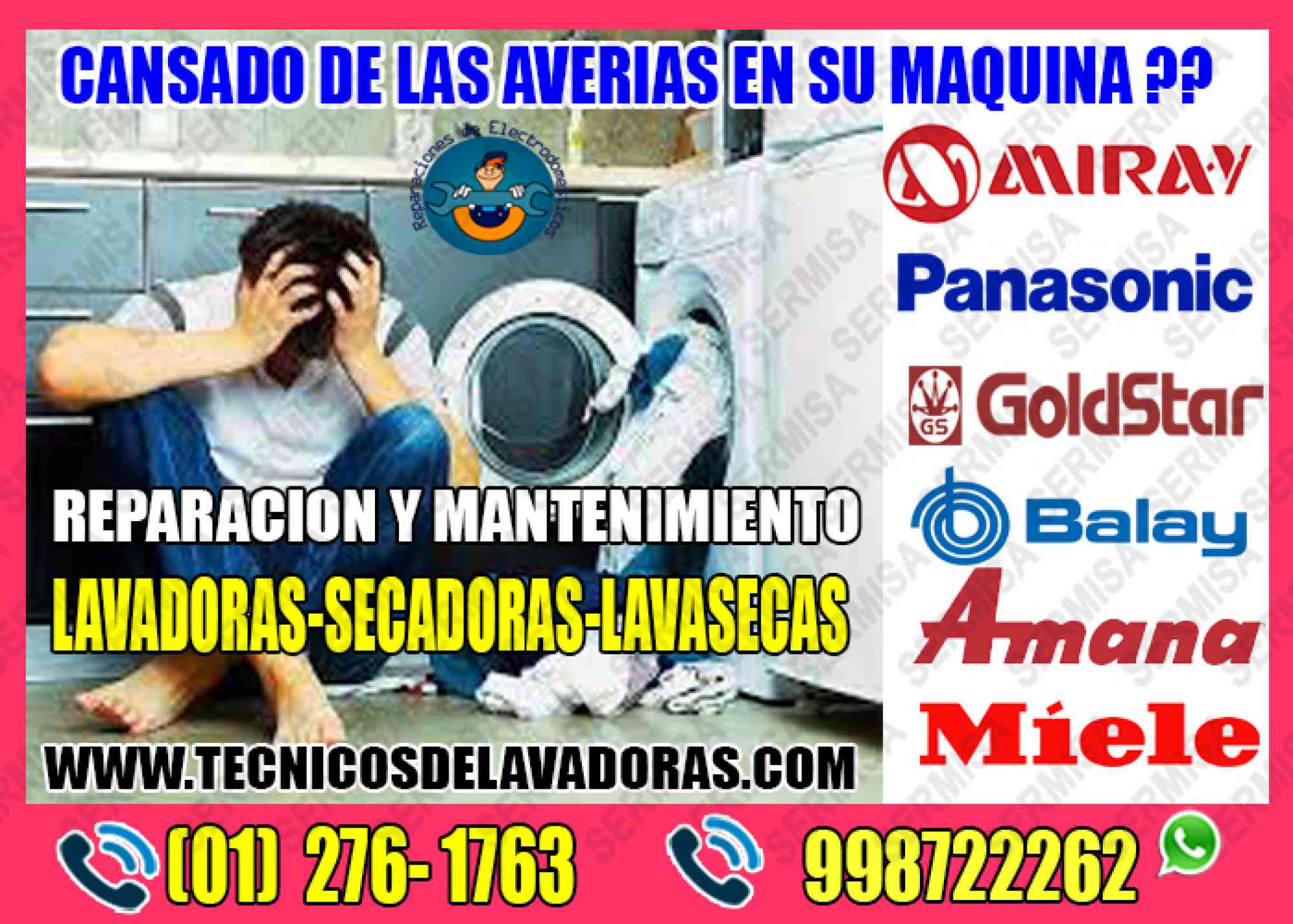 Anuncio de ¡RAPID! Técnicos Lavadoras MIRAY – PANASONIC  en San Juan de Lurigancho en Lima