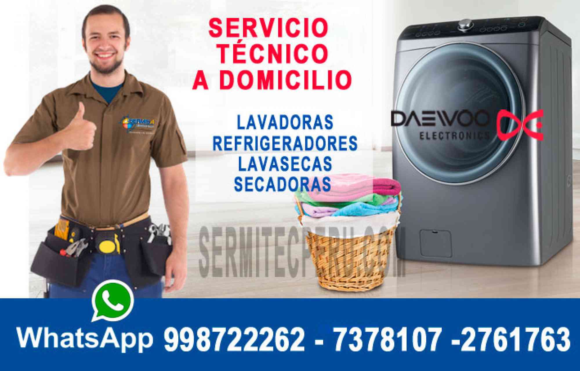 Anuncio de EASY! Daewoo 2761763 Reparacion de Lavadoras  en San Juan de Miraflores en Lima