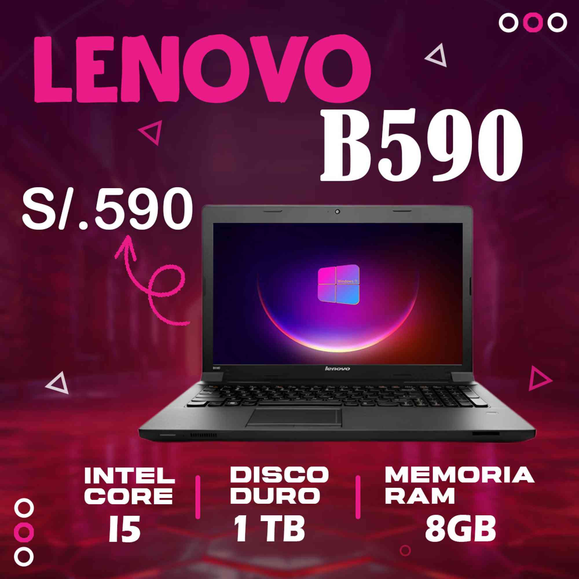 Laptop Lenovo  B590 en venta