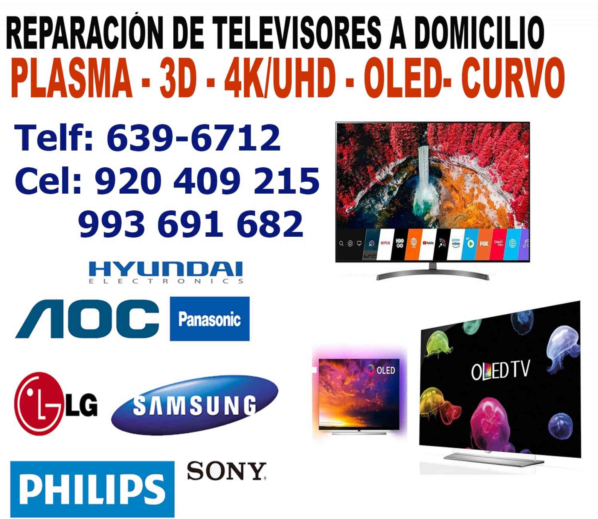 REPARACIÓN DE TELEVISORES 920-409-215 LG